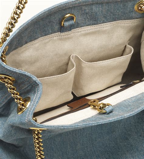 gucci 90s shoulder bag|Gucci denim shoulder bag.